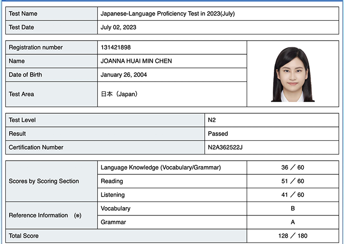 日語檢定學員心得